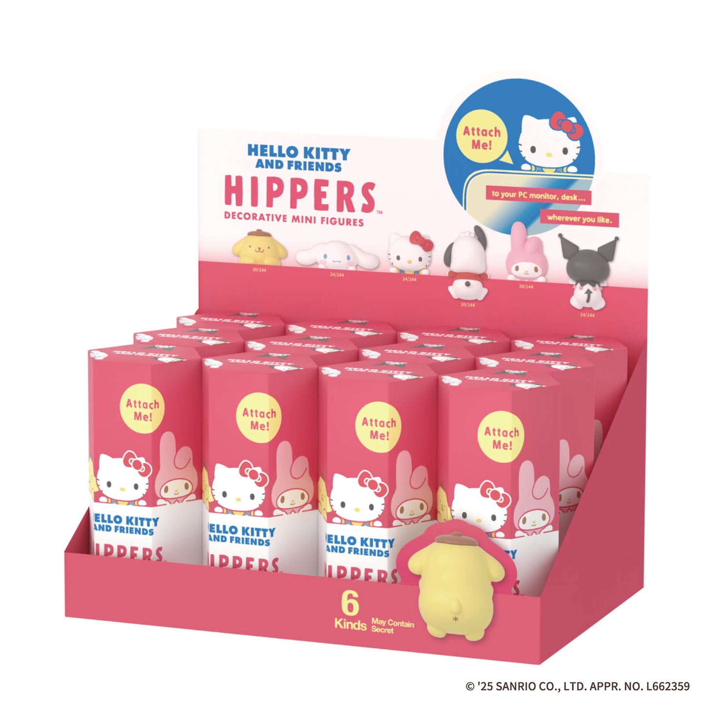 Sanrio - Hello Kitty & Friends - Hippers Blind Box Figur - Einzelbox - ca. 5-7 cm - Dreams