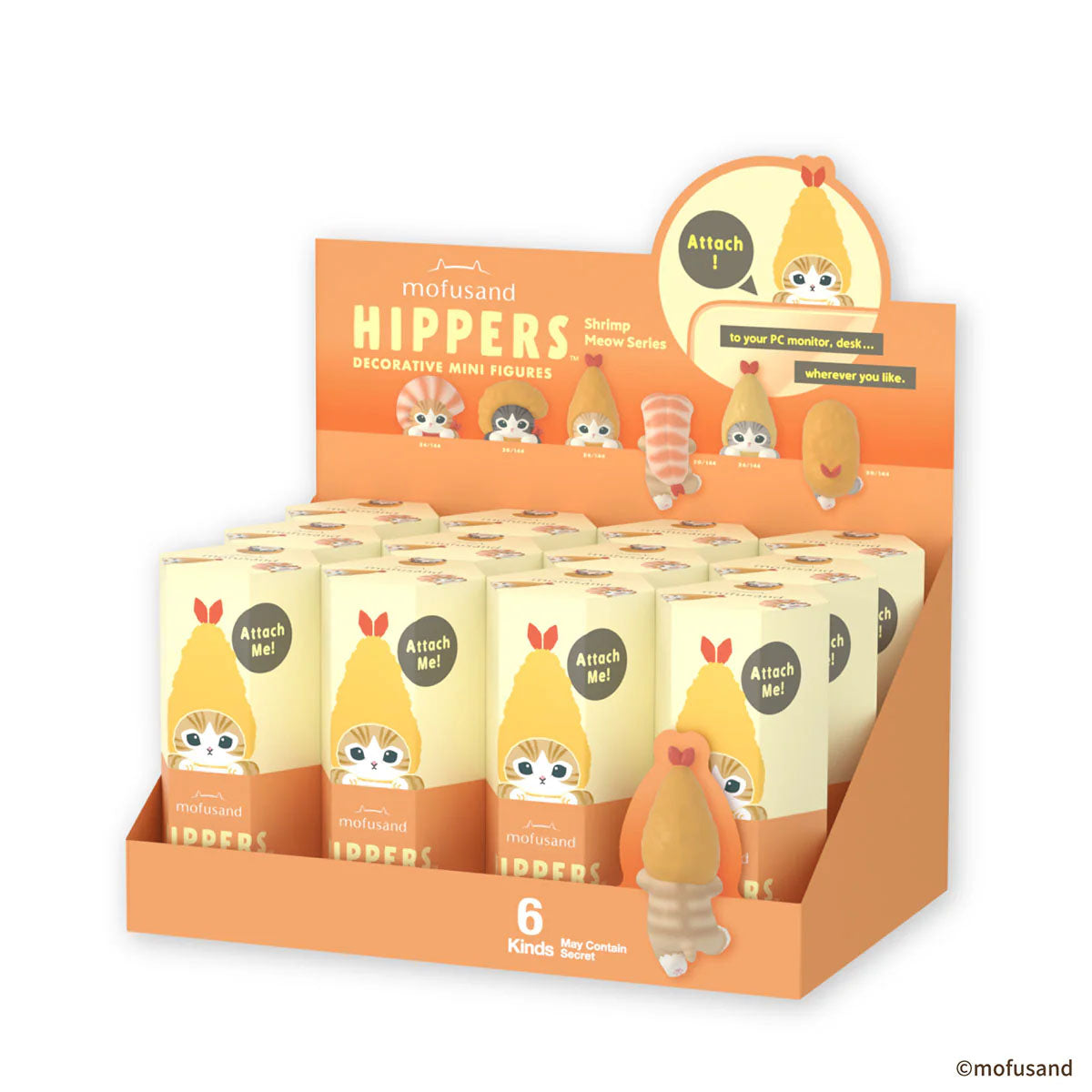 mofusand - Hippers (Shrimp Meow Series) - Dekorative Figur - Blind Box - Einzelbox - Dreams
