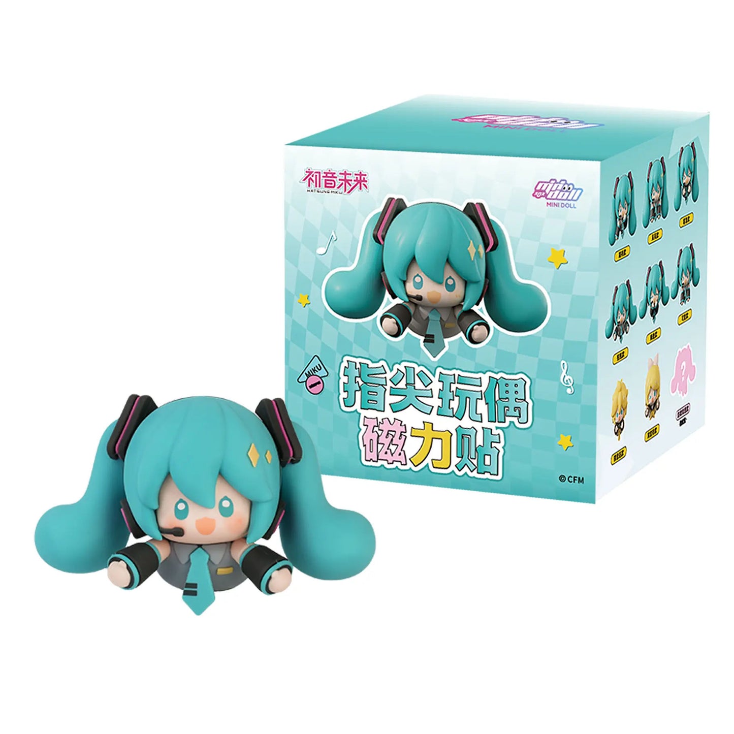 Hatsune Miku - Fingerpuppe & Kühlschrankmagnet - Blind Box - Einzelbox - MINIDOLL