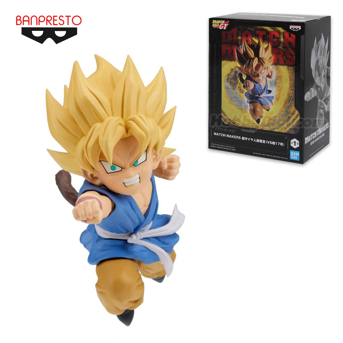 Dragon Ball GT - Super Saiyan Son Goku Figur - 9cm - Banpresto