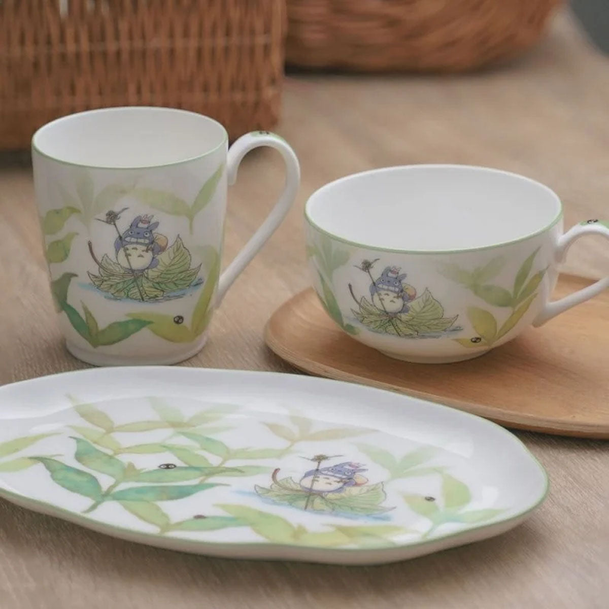 Studio Ghibli - Mein Nachbar Totoro - Suppentasse (Totoro on a Leaf) - 325ml - Noritake