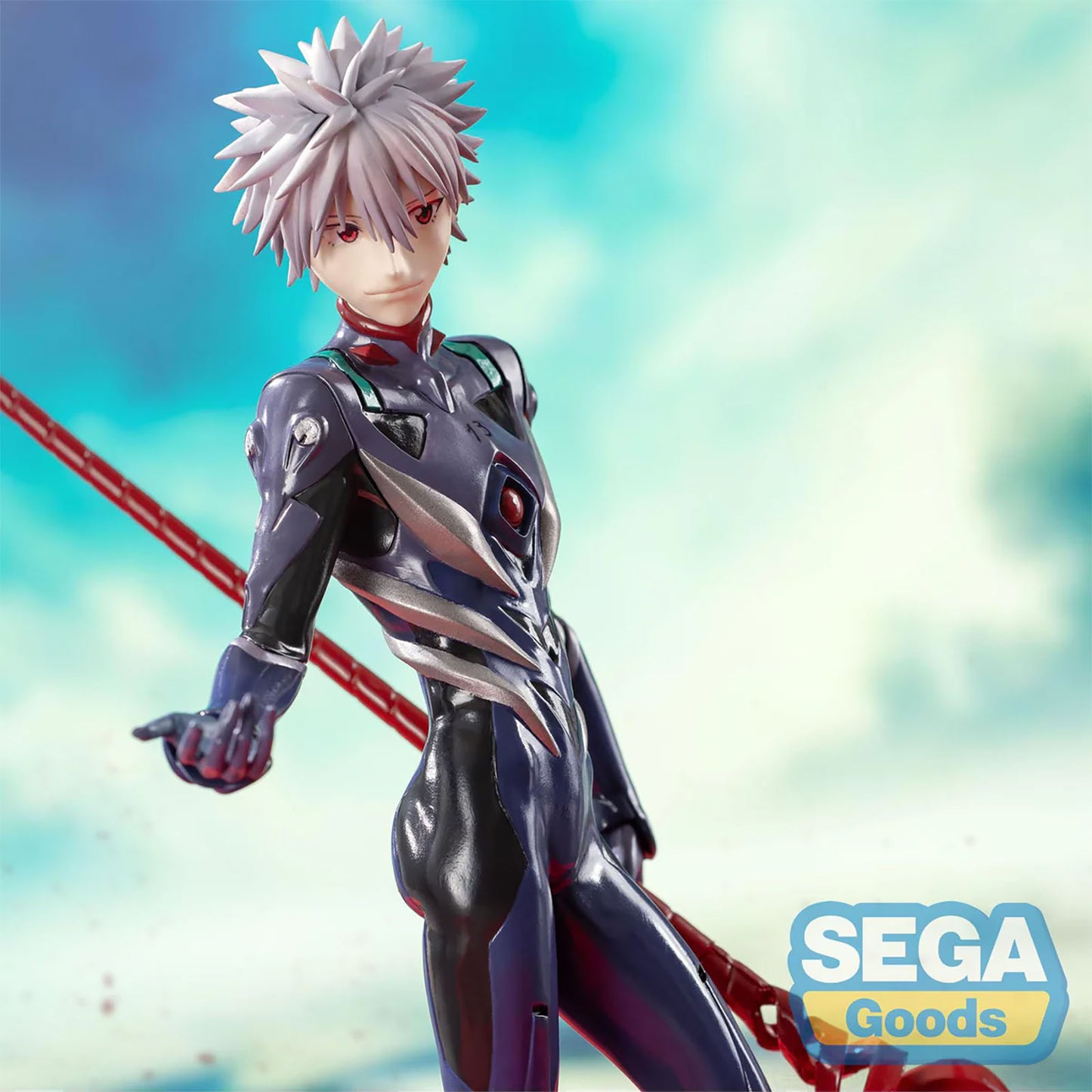 SEGA Kaworu Nagisa mit Longinuslanze, Neon Genesis Evangelion Sammelfigur, 20 cm
