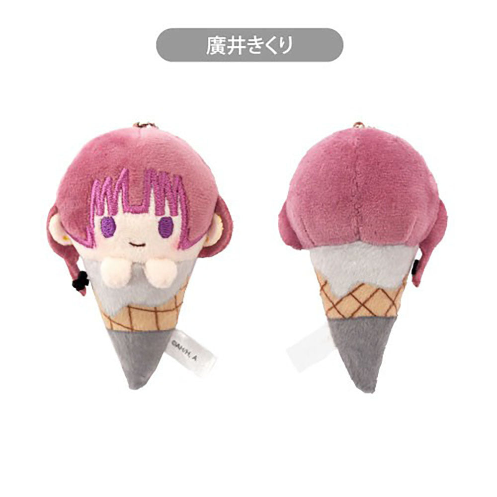 Bocchi the Rock! - "Ice-cream cone vol.1" Chibi Plüsch-Anhänger - Blind Box - Einzelbox - Tapioca