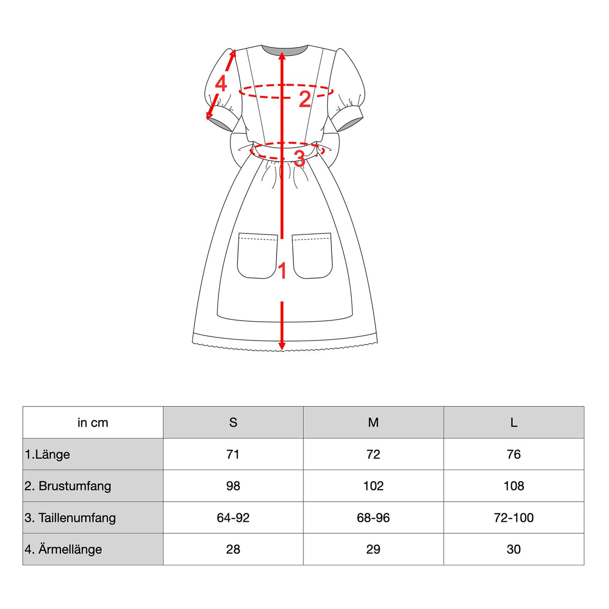 Halloween - Maid Kostüm Kürbis mit Fledermäusen - Damen Gr. S–L - CoolChange