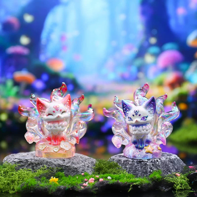 Neunschwänziger Fuchsgeist - Harzfigur - Blindbox - Einzelbox