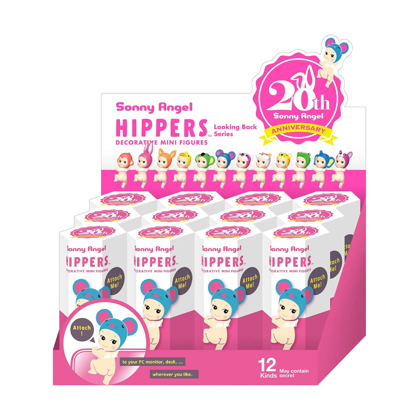 Sonny Angel Sammelfigur in Rückblick-Pose | Blind Box Looking Back Series | 8 cm