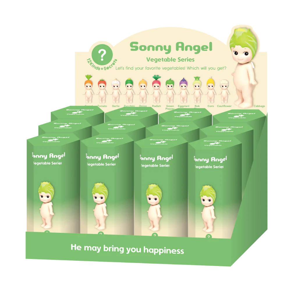 Sonny Angel Sammelfigur mit Gemüsemütze | Blind Box Vegetable Series | 8 cm