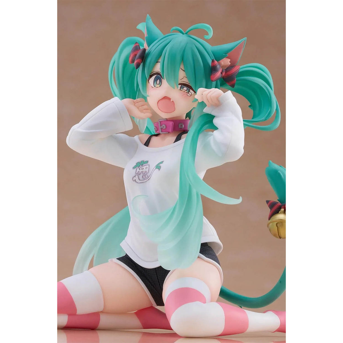 Hatsune Miku - Miku Cat Ear T-Shirt - Figur Desktop Cute - 13 cm - Taito
