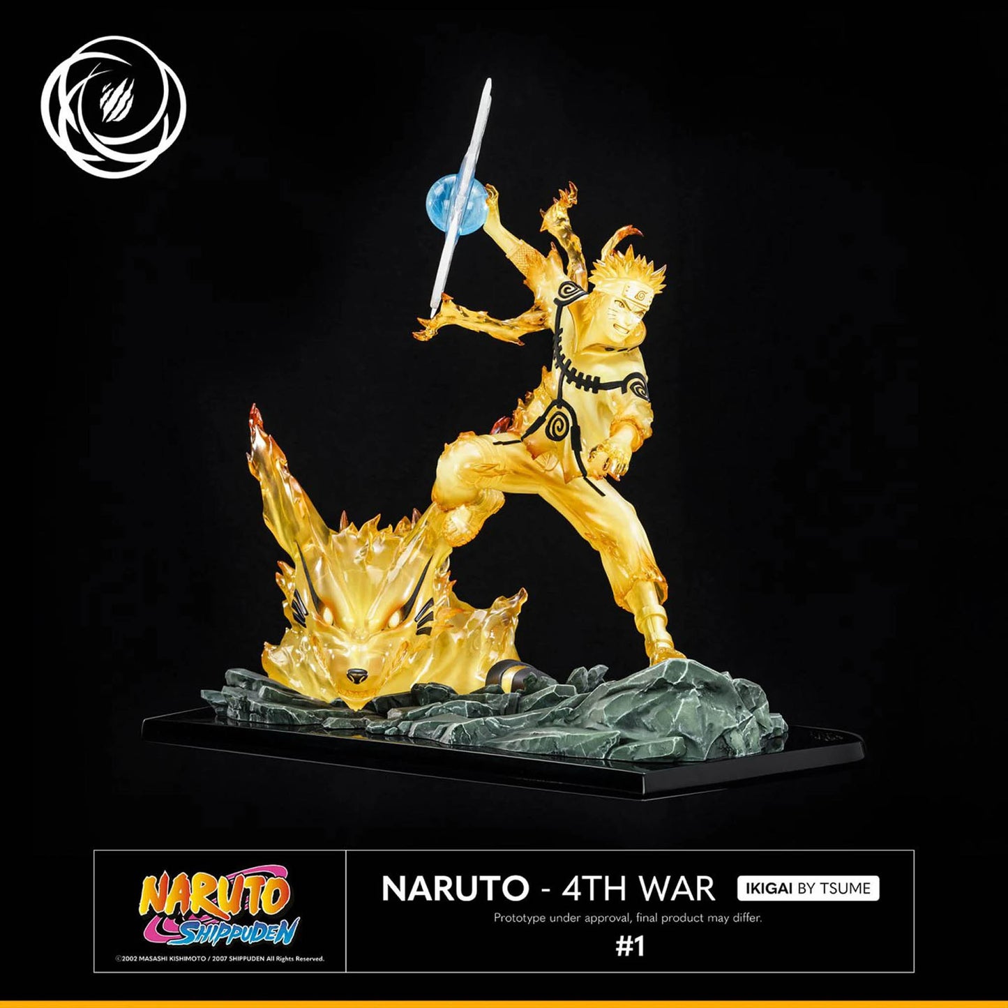 Naruto Shippuden - Naruto & Kurama - Figur Limited Edition - 36cm - Tsume