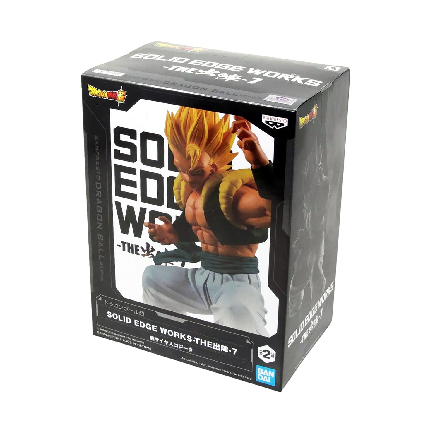 Dragon Ball Super - Super Saiyan Gogeta - Solid Edge Works Vol.7 Figur - 13cm - Bandai Banpresto