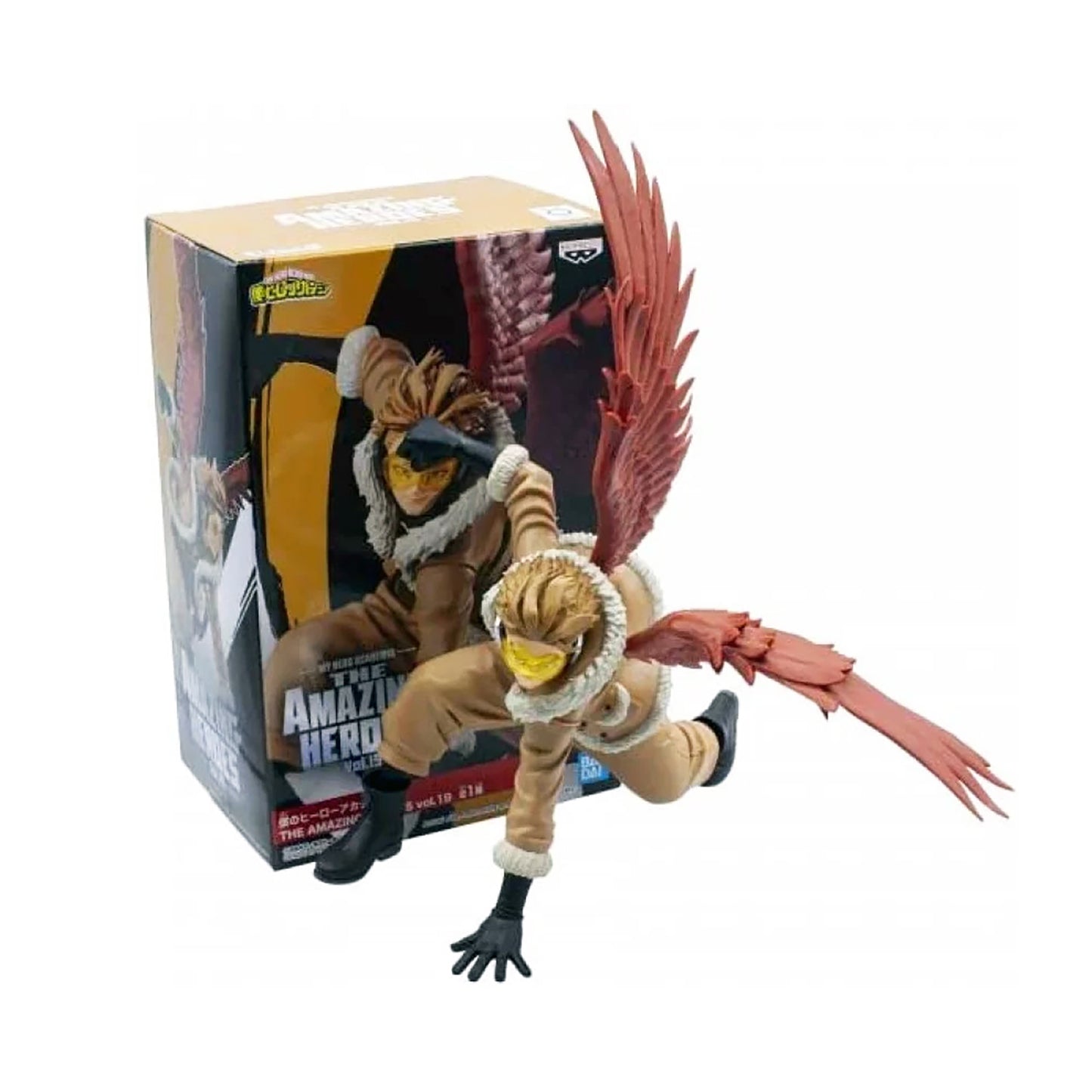 My Hero Academia - Hawks - The Amazing Heroes Figur - 14cm - Bandai Banpresto