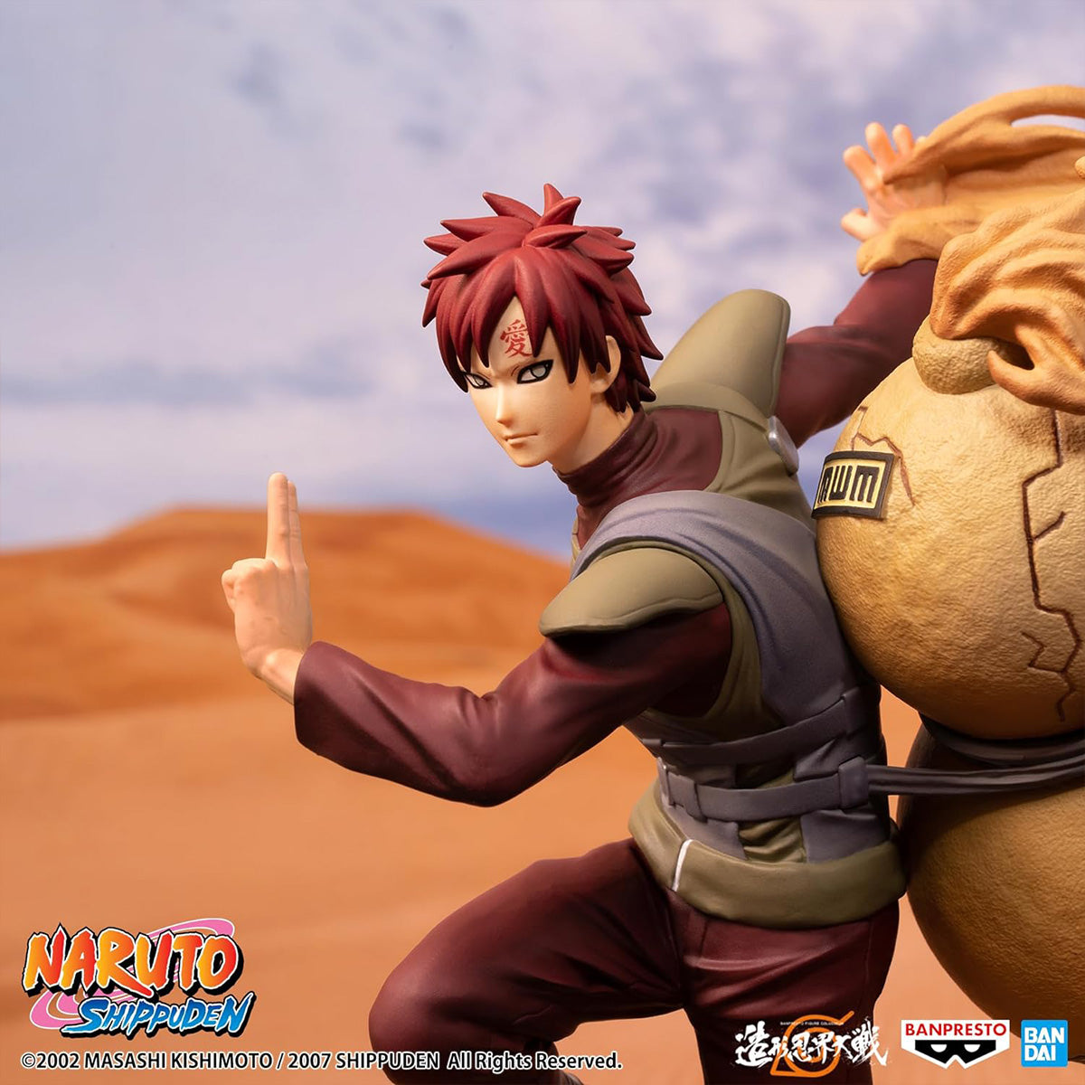 Naruto Shippuden - Gaara - Colosseum Figur - 12cm - Bandai Banpresto