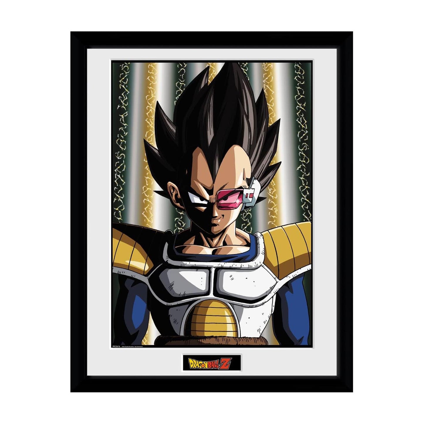 Dragon Ball Vegeta Poster gerahmt