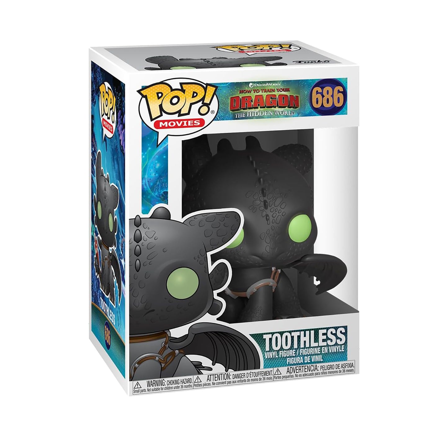 Drachenzähmen leicht gemacht 3 - Ohnezahn - Funko Pop! #686 - 9,5cm