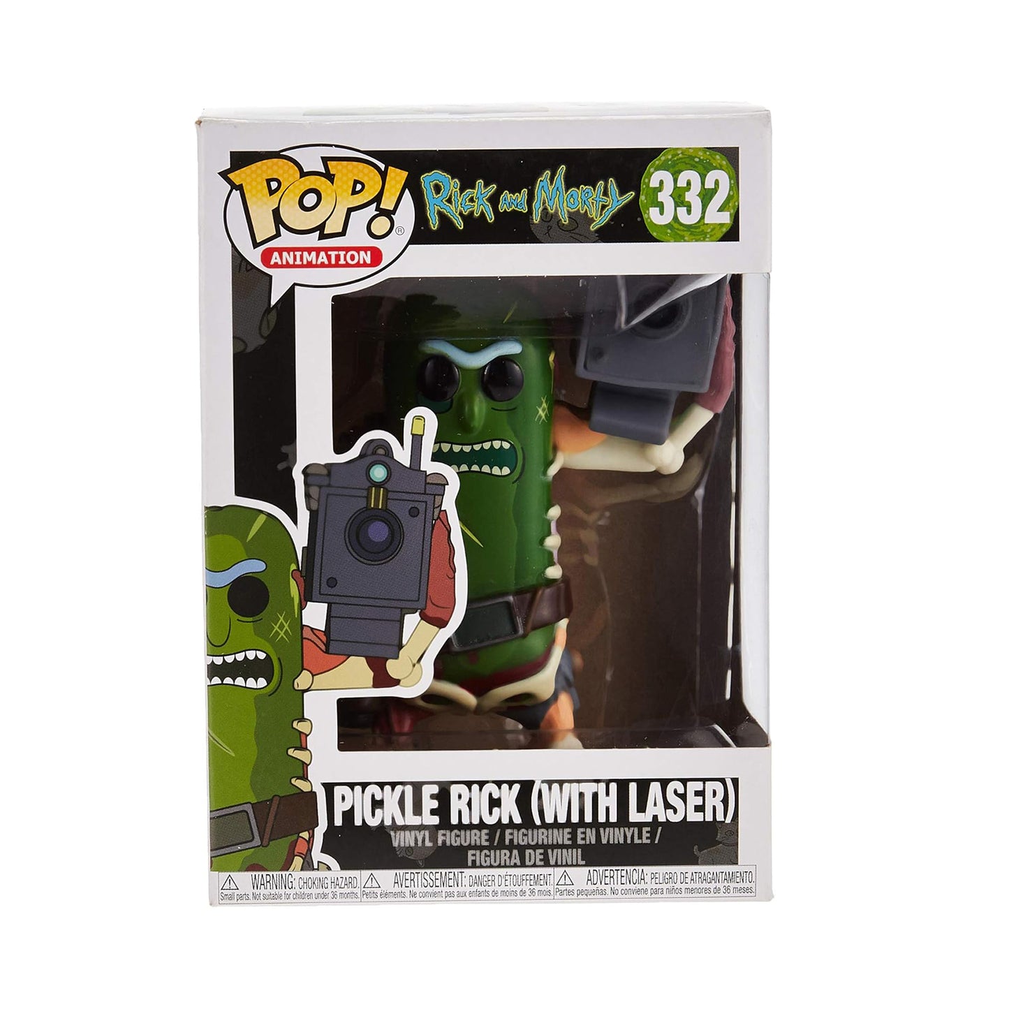 Rick & Morty - Pickle Rick mit Laser - Funko Pop! #332 - 9,5cm