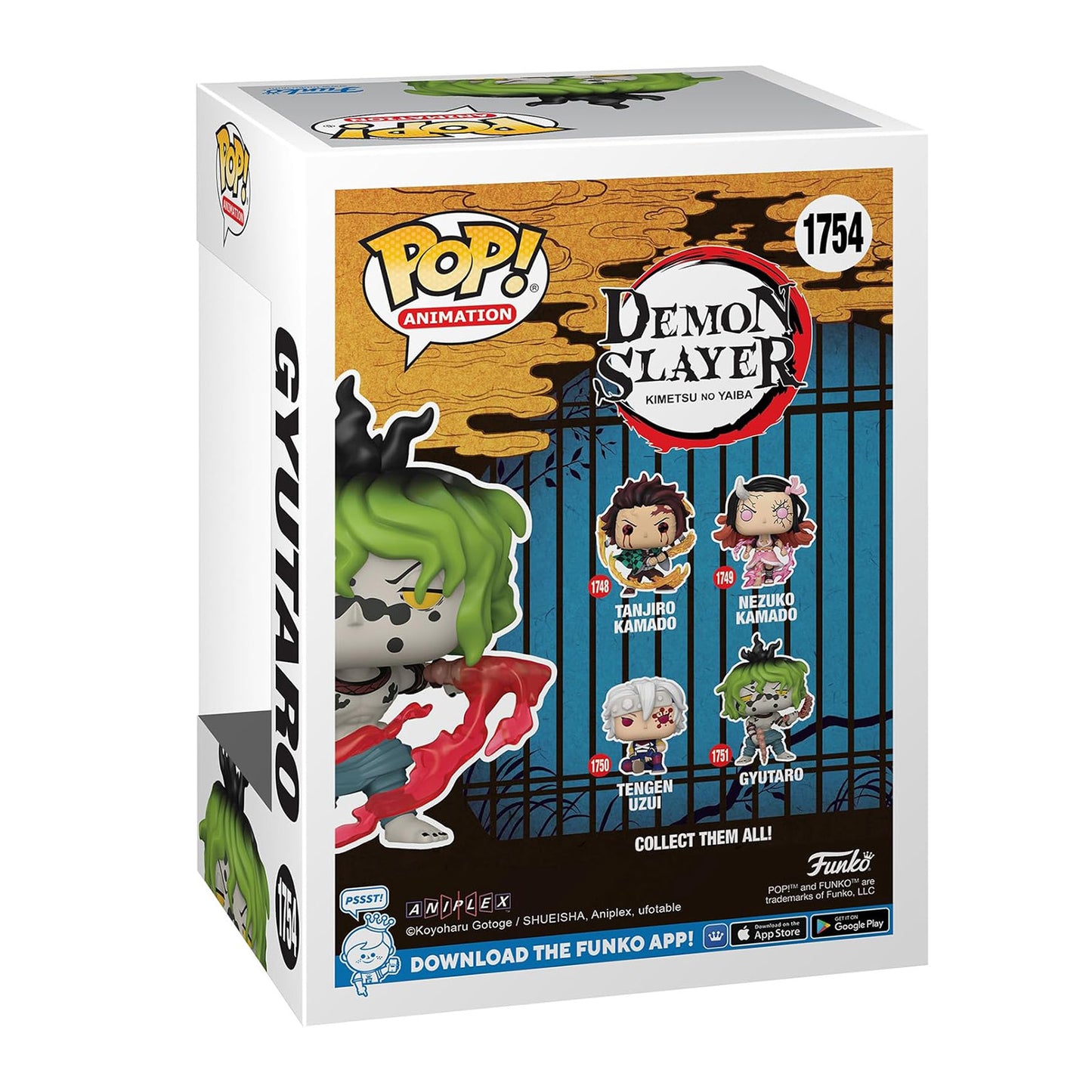 Demon Slayer - Gyutaro mit Blutklingen - Funko Pop! #1754 - 9,5cm