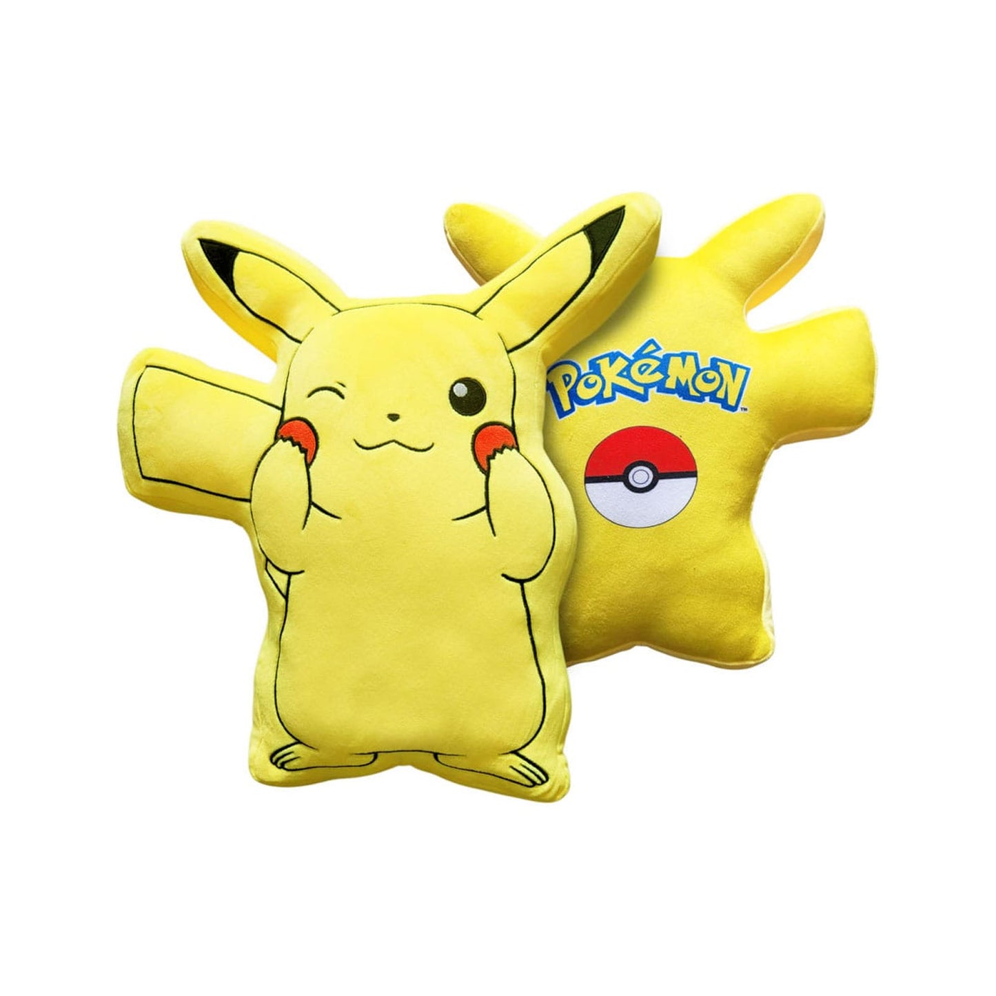 Pikachu stehend, Pokémon Kissen, 40 cm - Halantex