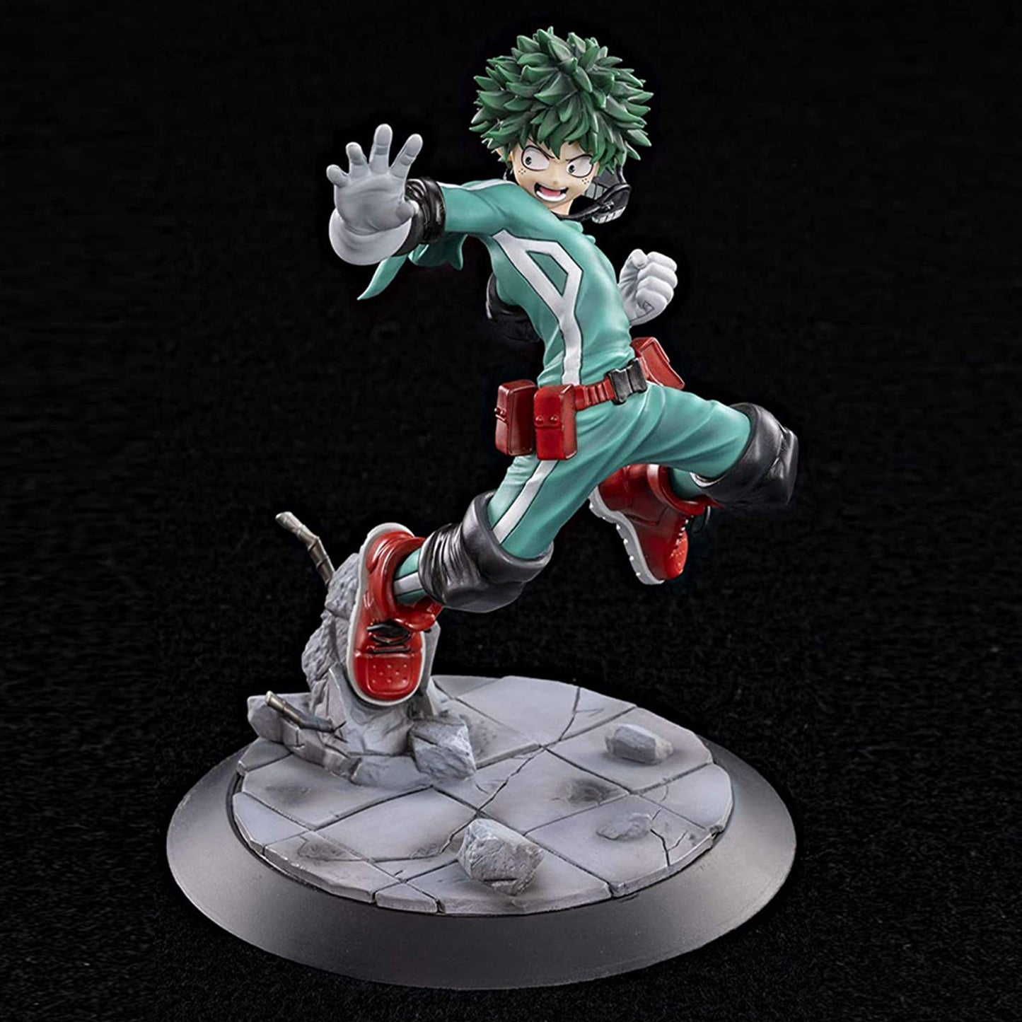 Izuku "Deku" Midoriya mit Wechselkopf, My Hero Academia Sammelfigur, 17 cm - Banpresto