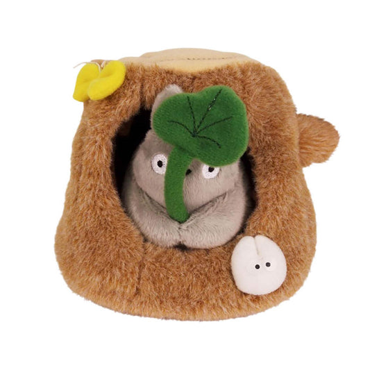 Sun Arrow Totoro auf Baumstamm, Plüschtier Mein Nachbar Totoro Studio Ghibli, 12cm