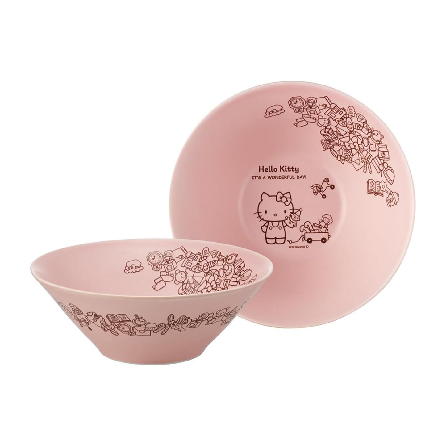 Sanrio Mino Ware Bowl - Hello Kitty