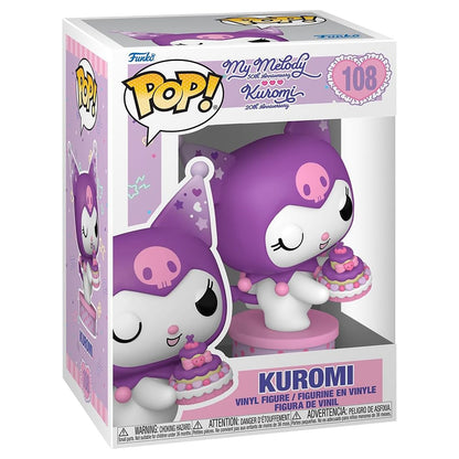 Funko POP! Kuromi mit Kuchen, Sanrio Sammelfigur, 108, 9,5 cm