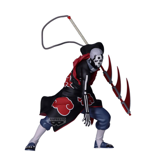 BANDAI Hidan mit dreischneidiger Sense, Naruto Shippuden Sammelfigur, BP29183P, 13 cm