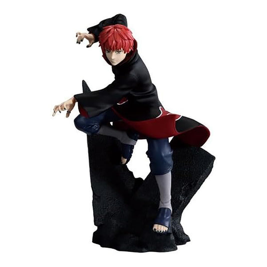 BANDAI Sasori in Akatsuki-Mantel, Naruto Shippuden Sammelfigur, BP29181P, 14 cm