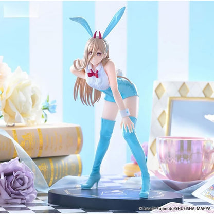 FuRyu Chainsaw Man BiCute Bunnies PVC Statue Power Light Blue Color Ver. 30 cm