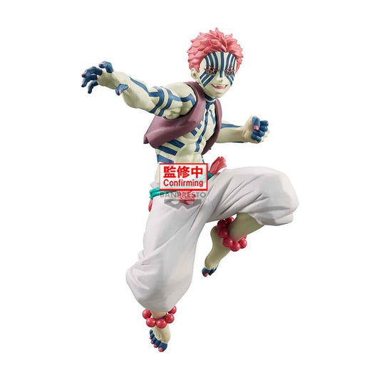 BANDAI Akaza mit Tätowierungen, Demon Slayer  Kimetsu no Yaiba Sammelfigur, 13 cm