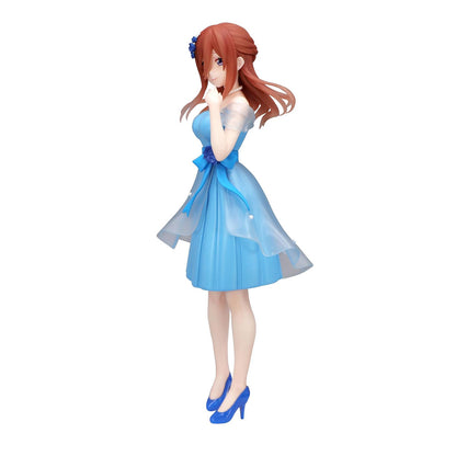 FuRyu The Quintessential Quintuplets Trio-Try-iT PVC Statue Nakano Miku Pastel Dress Ver. 21cm