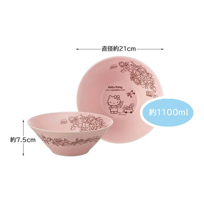 Sanrio Mino Ware Bowl - Hello Kitty