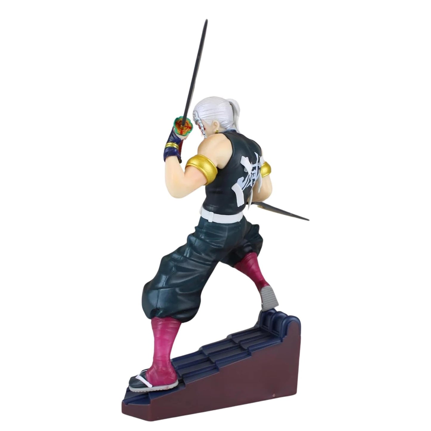 BANDAI Tengen Uzui mit Nichirin-Klingen, Demon Slayer Sammelfigur, BANP60199, 15 cm