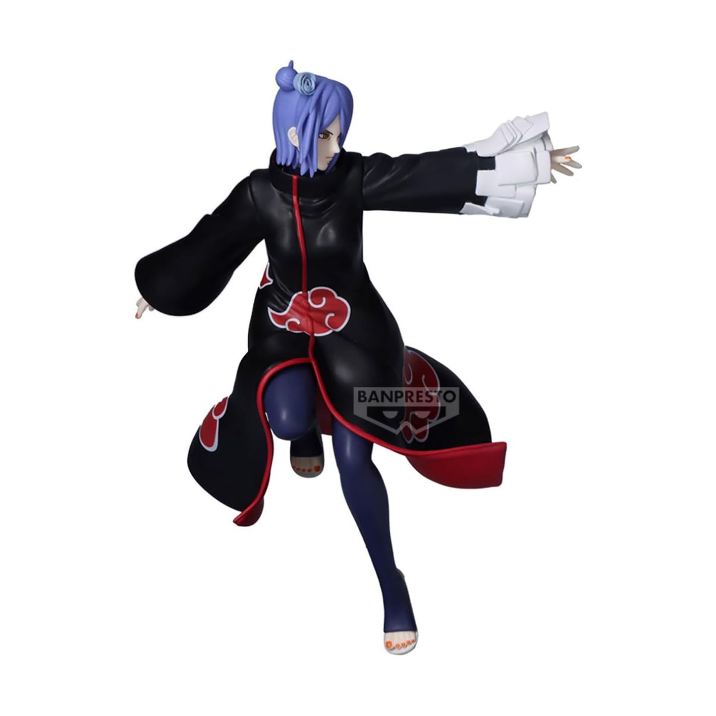 BANDAI Konan in Akatsuki-Mantel, Naruto Shippuden Sammelfigur, BP29185P, 15 cm