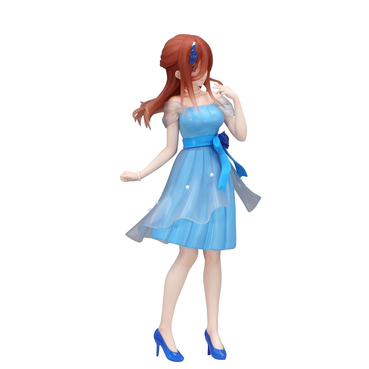 FuRyu The Quintessential Quintuplets Trio-Try-iT PVC Statue Nakano Miku Pastel Dress Ver. 21cm