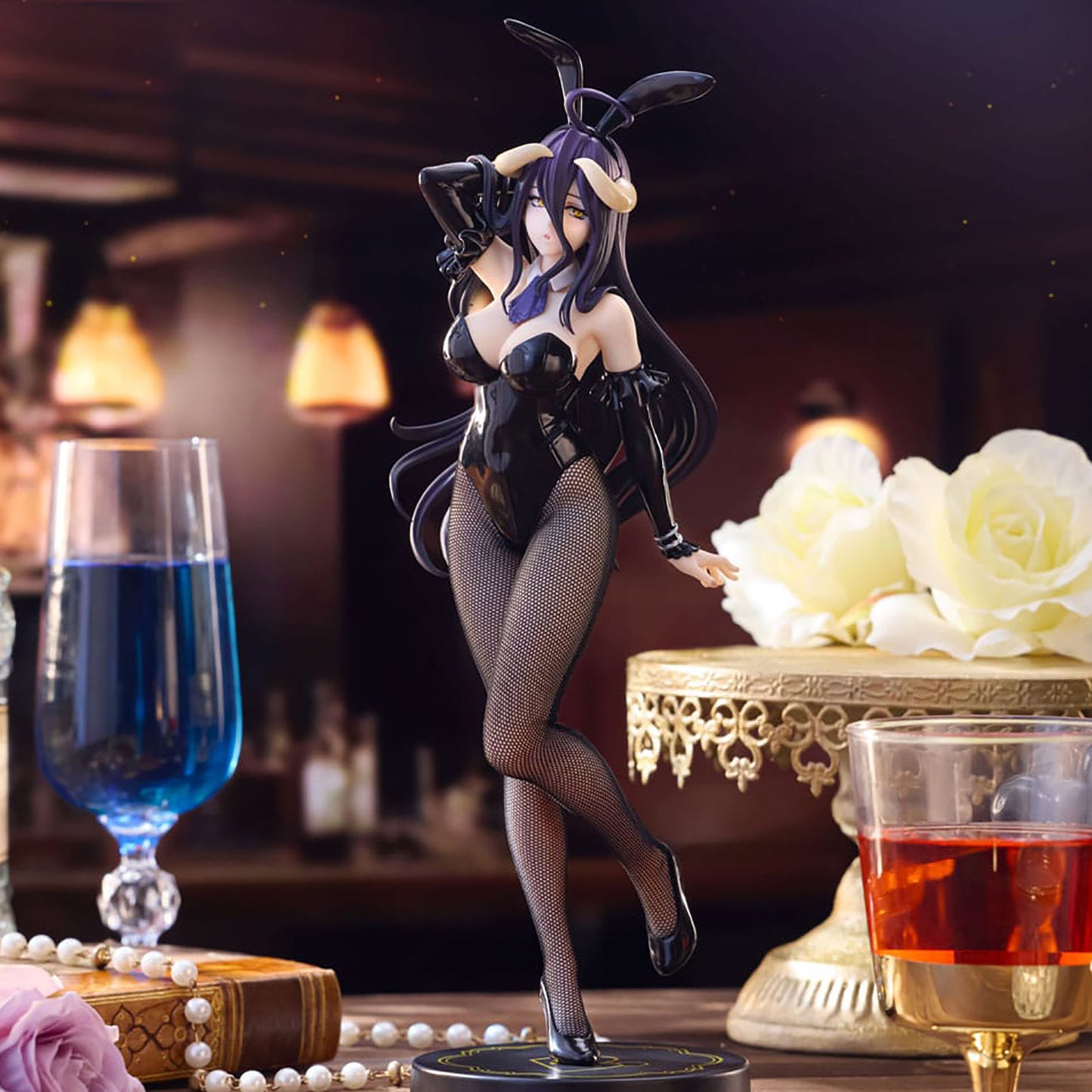 FuRyu Albedo als sexy Bunny, Overlord Sammelfigur, 30 cm