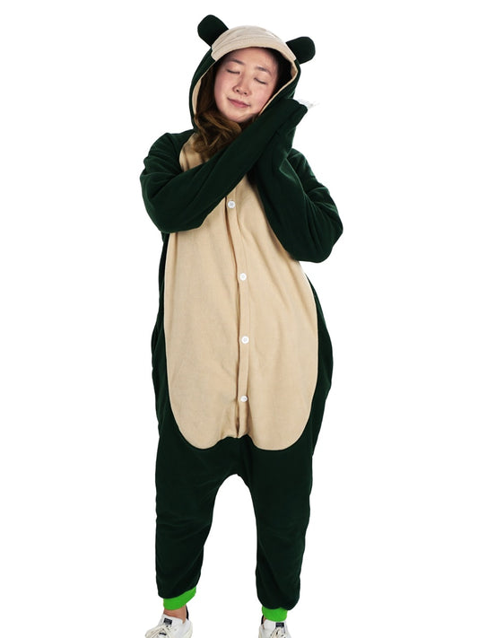 Kigurumi Pyjama von Relaxo für Erwachsene I Snorlax Kostüm I Größen: S - M