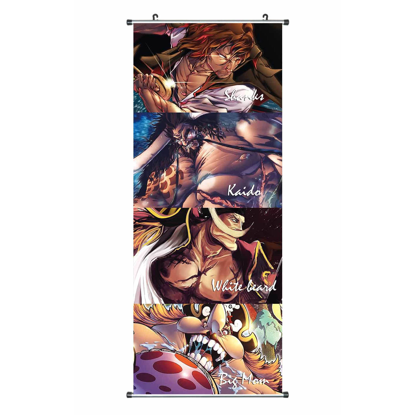 One Piece - Stoff Rollbild - 100x40cm