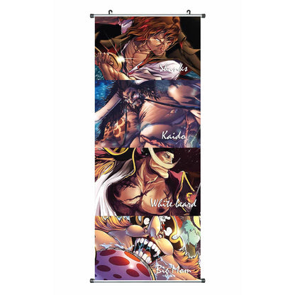 One Piece - Stoff Rollbild - 100x40cm