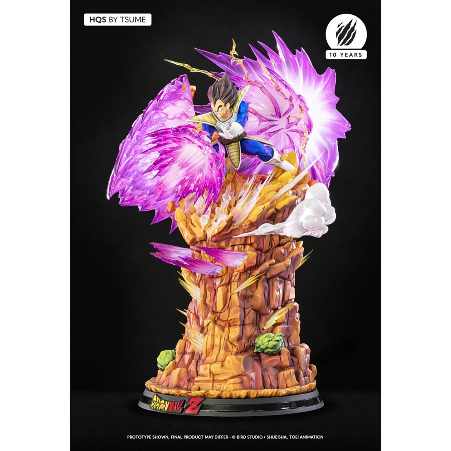 TSUME Vegeta bei Galick Gun, Dragon Ball Z Sammelfigur, 73 cm
