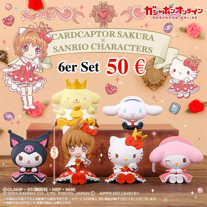 Sanrio x Card Captor Sakura - Minifiguren-Set - 6-teilig - Bandai - 4 cm