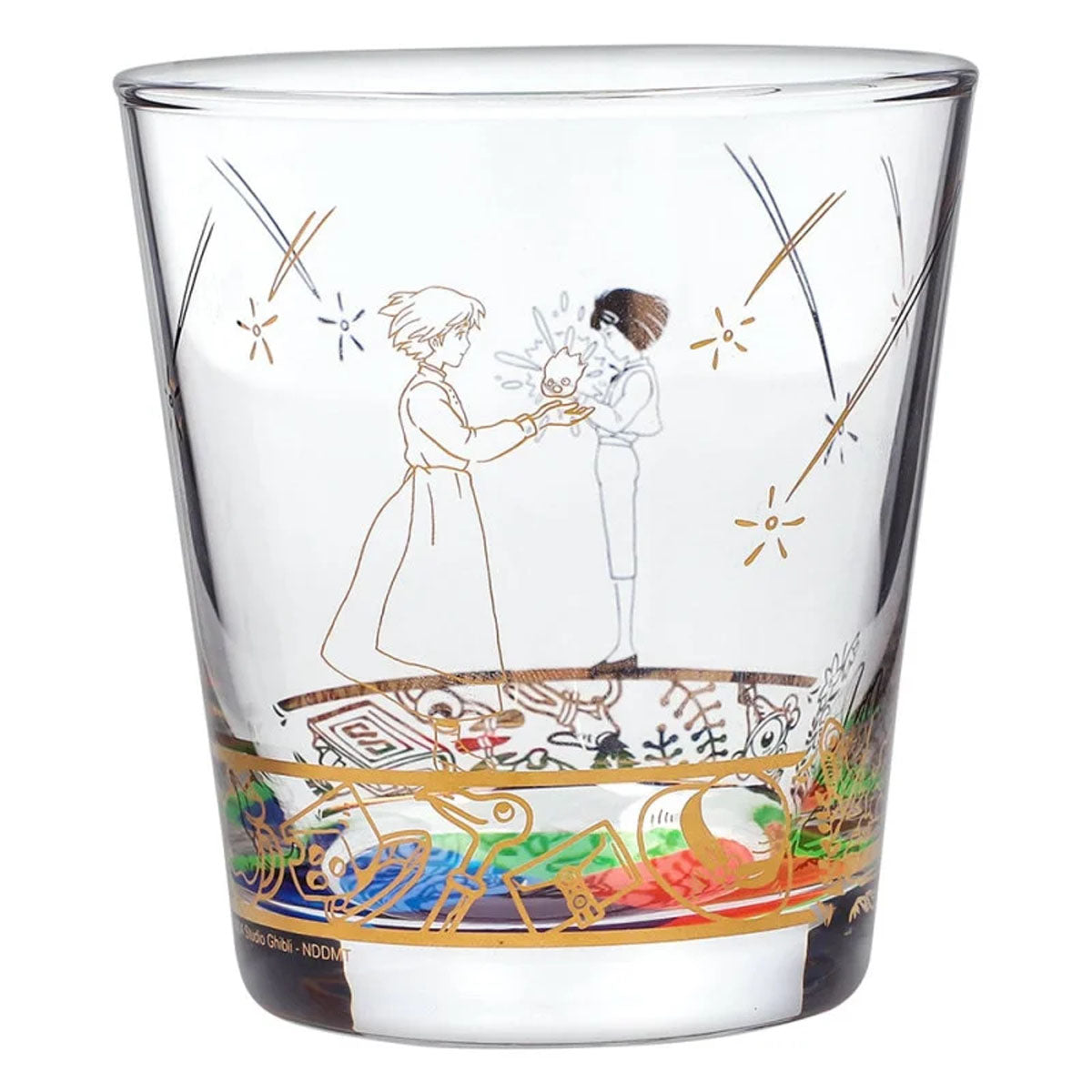 Studio Ghibli - Das wandelnde Schloss - Howl & Sophie - Graviertes Trinkglas - Benelic