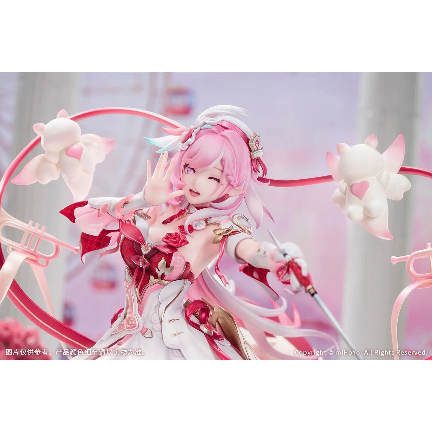 Honkai Impact 3rd - Elysia: Love Wish Fairy Ver. - 1/7 Statue - mit Schallplatten-Acryl-Bonus - 29 cm - Myethos