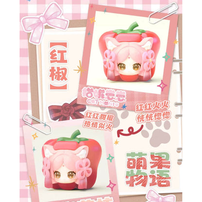 sweet Emilya - Cat Moni: Foodie Pal Series - Blind Box Mini-Figur - Einzelbox - 3 cm - sweet Emilya