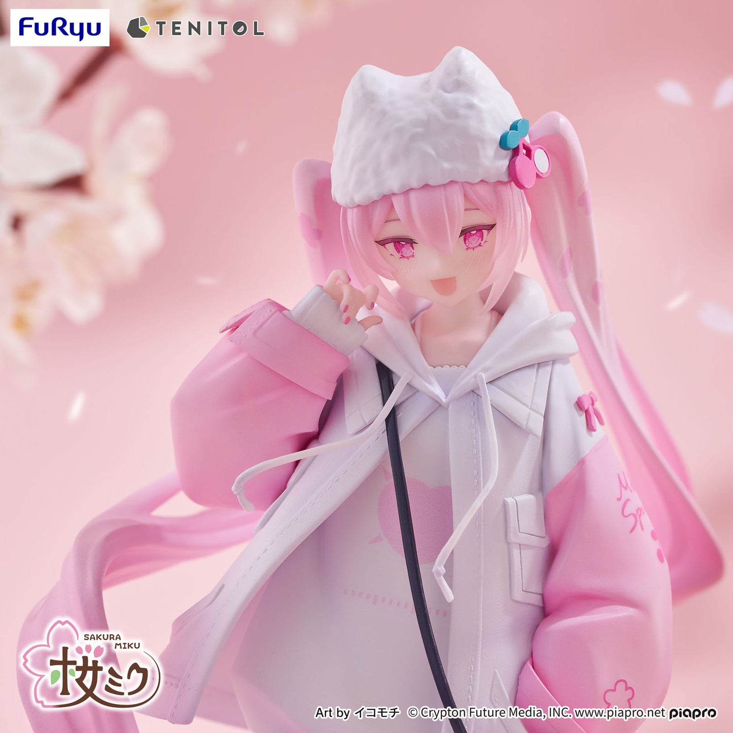 Hatsune Miku - Tenitol Premium PVC Statue Sakura Miku Cool Style [petit] - 19cm - FuRyu