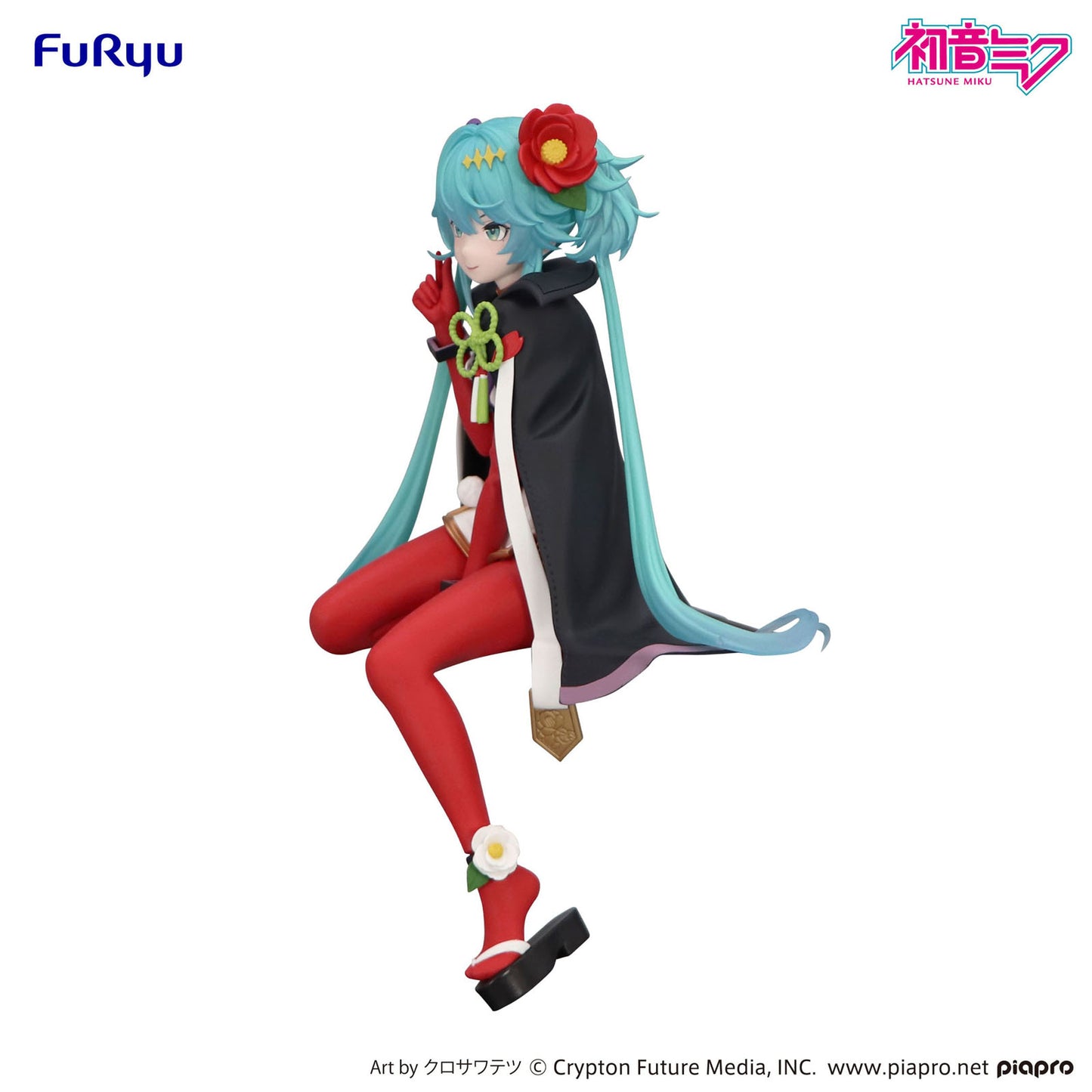 Vocaloid - Hatsune Miku - Flower Fairy Camellia - Noodle Stopper PVC Figur - 15cm - FuRyu