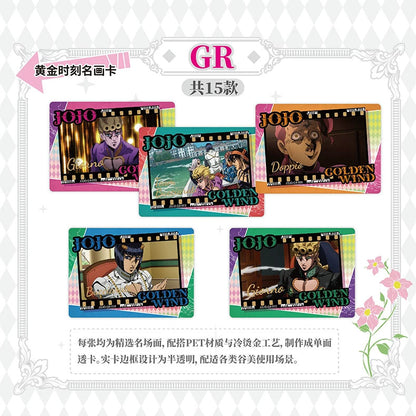 JoJo's Bizarre Adventure - Golden Wind Collecting Card Vol. 2 - Sammelkarten - Einzelpackung - 3 Karten
