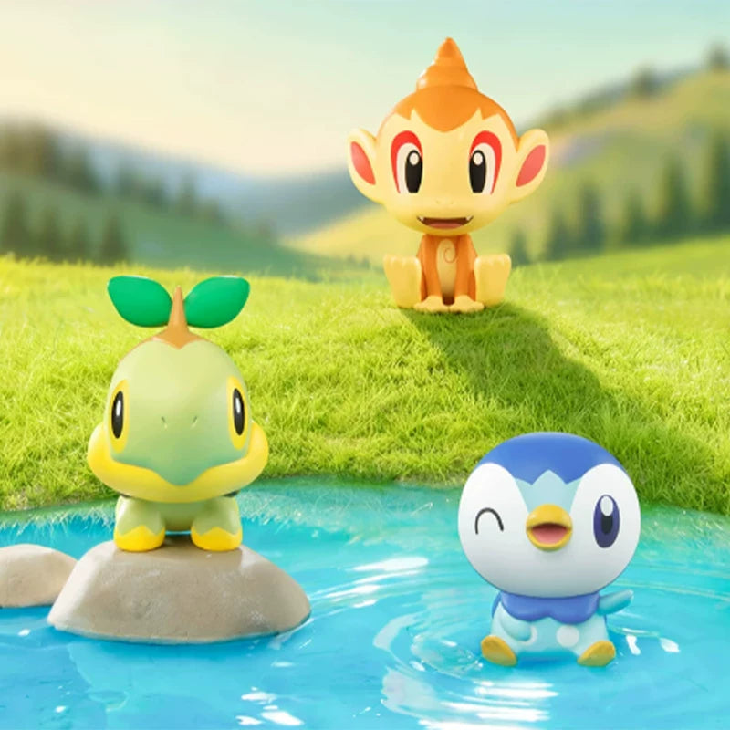 Pokémon: 30th Anniversary - Palmsize Wonders First Partner - Starter-Trio im Mini-Koffer - Blindbox - Einzelbox - 2,5-4,7cm - Funism