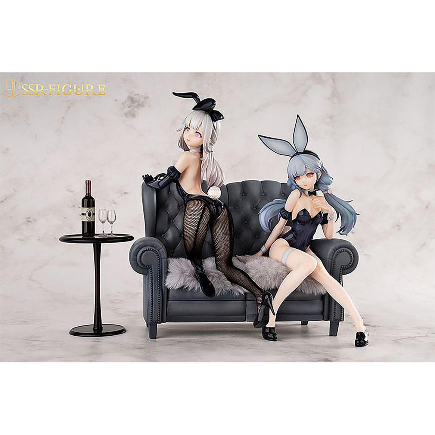 Infinity Studio Original Character SSR PVC Statuen 17 Yi Ren Guan - House of Unhumans Jin Hua: Bunny Ver. + Qiao Er Combinatorial 23 cm