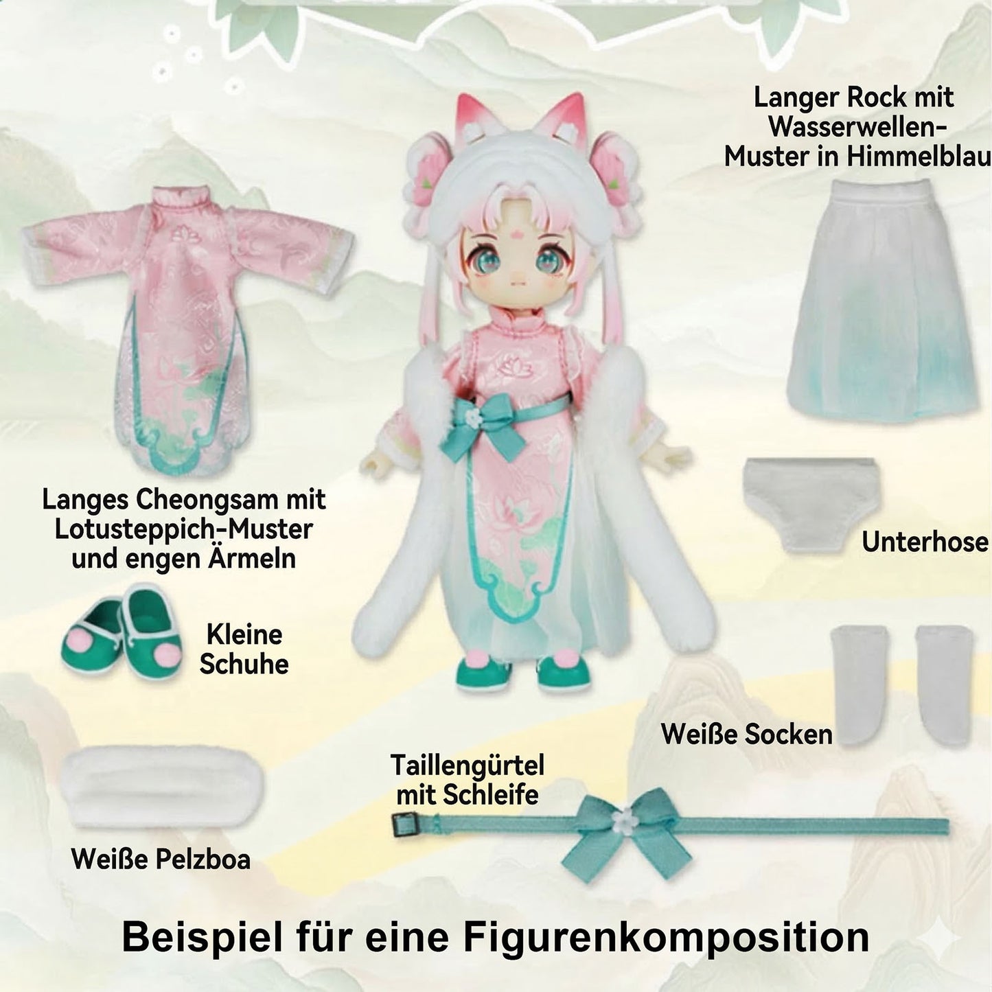 Nagi Cub - The Happy Excursion - Actionfigur Blind Box (BJD) - 16cm - Wan Le Xun Chao - Einzelbox