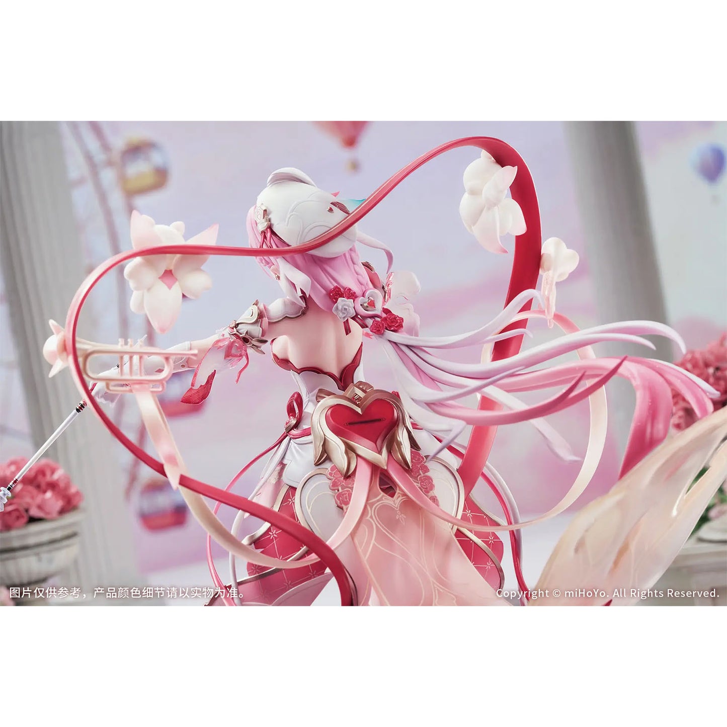 Honkai Impact 3rd - Elysia: Love Wish Fairy Ver. - 1/7 Statue - mit Schallplatten-Acryl-Bonus - 29 cm - Myethos